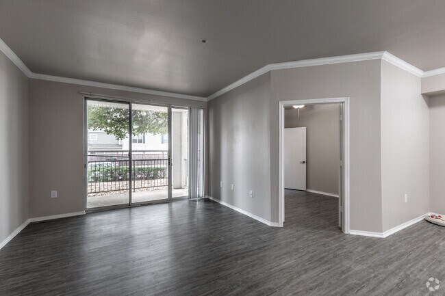 2BR, 1BA - 934SF - Living Room - The Calvin