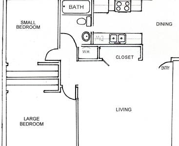 2BR/1BA - Meadow Brook