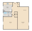 1 Bed / 1 Bath A2