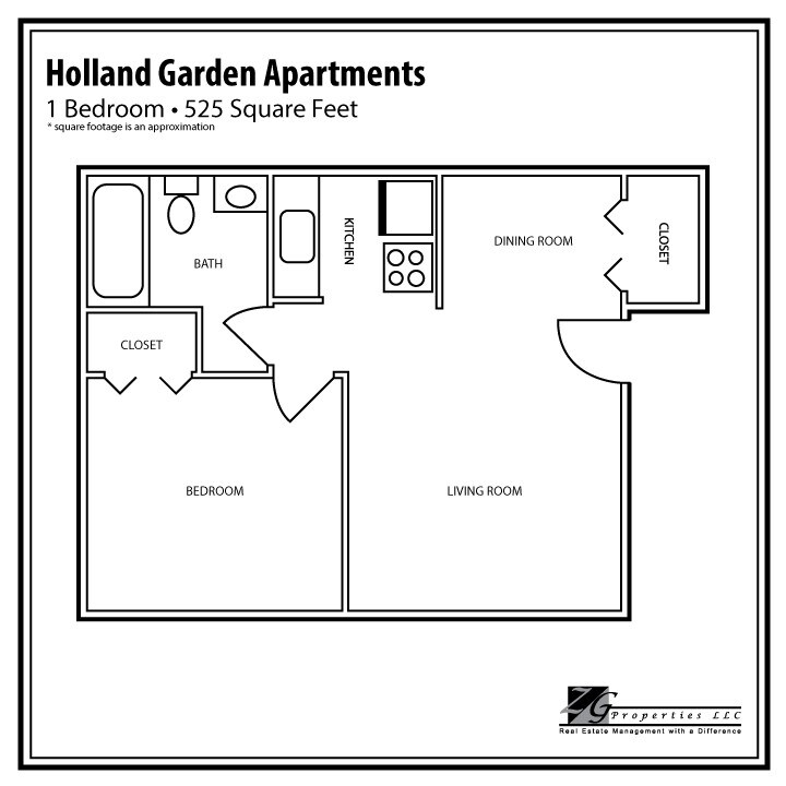 Holland Gardens Apartments – 1 Bedroom