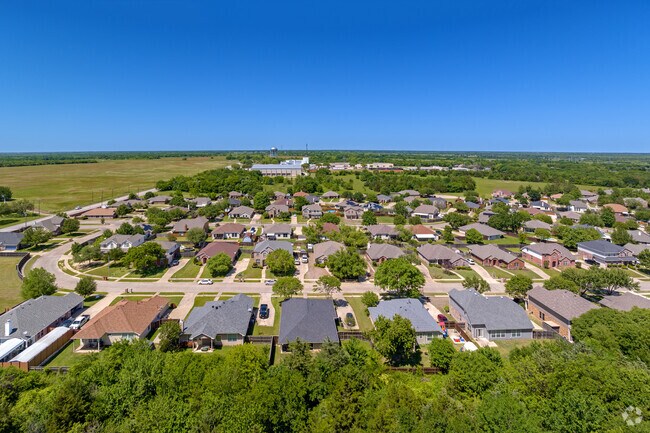 Some newer homes are available in this subdivision near Terrell High School.