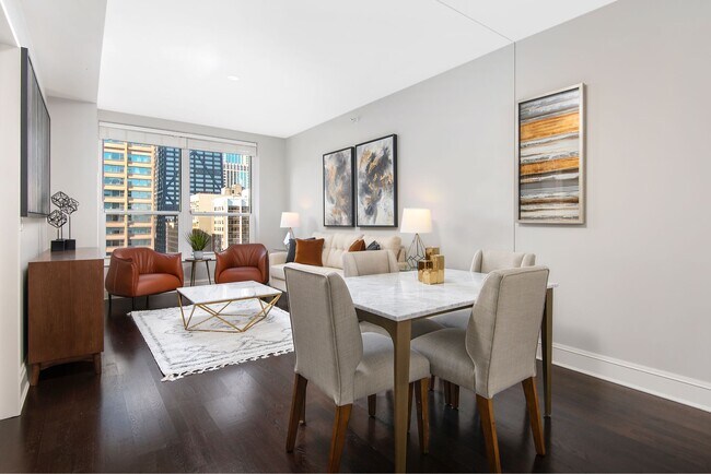 Model Living/Dining - 840 N Lake Shore Dr
