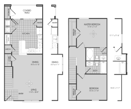 The Cedar - Bent Tree Townhomes