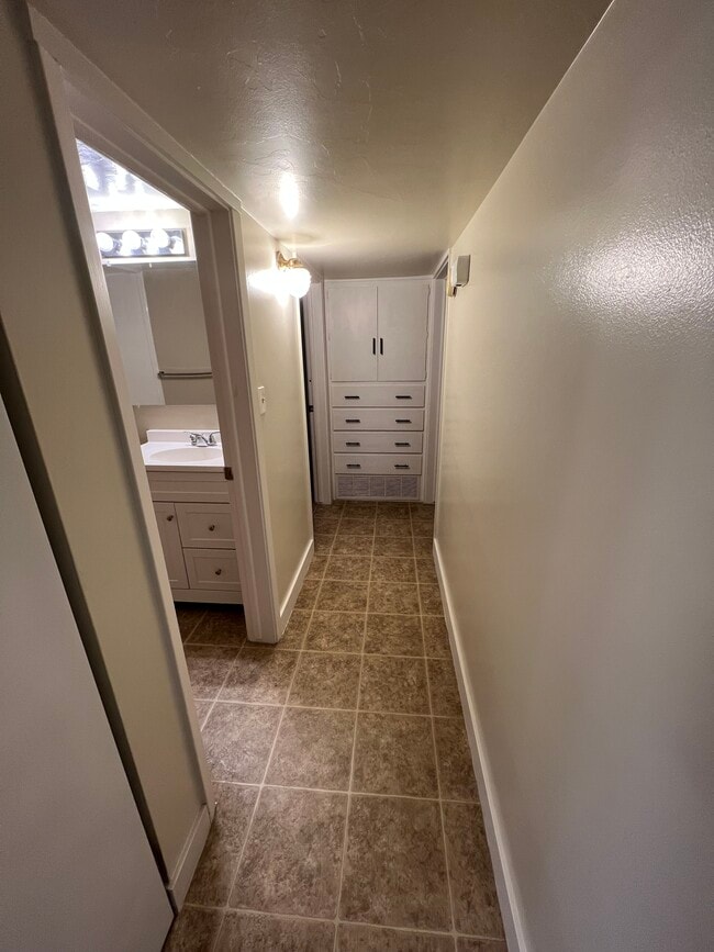 Hallway connecting bathroom and bedrooms - 1104 N 500 E
