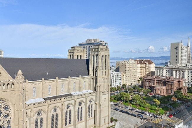 view from the window of the unit - 1177 California St