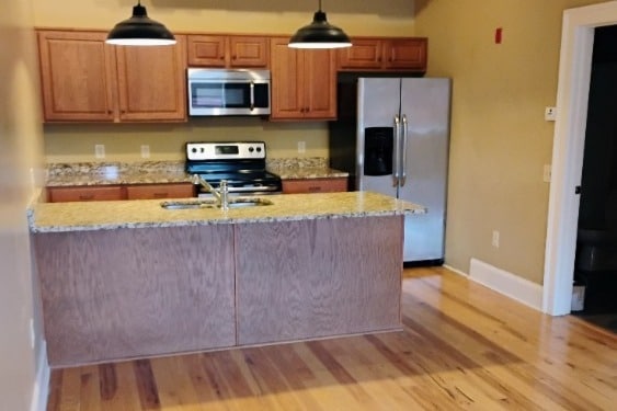 Studio kitchen - Sterchi & Kessler Lofts