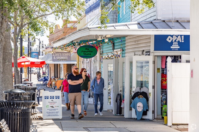 Tarpon Springs is a mecca of shopping and Greek style food.
