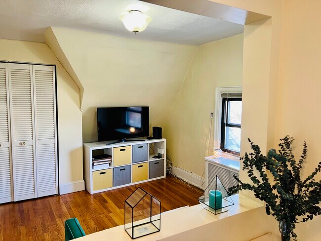 White cube storage (without TV), large coat closet - 3335 70th St