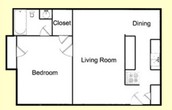 1 Bedroom/1 Bath