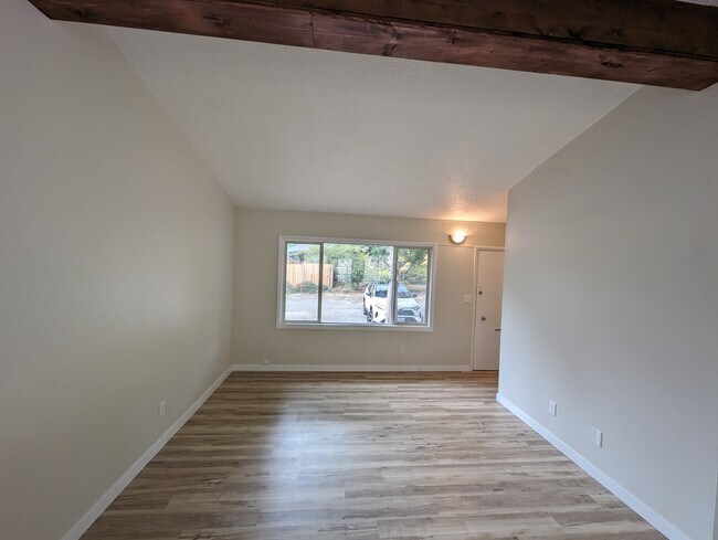 Looking out from the kitchen - 5442 -5448 SE Franklin St