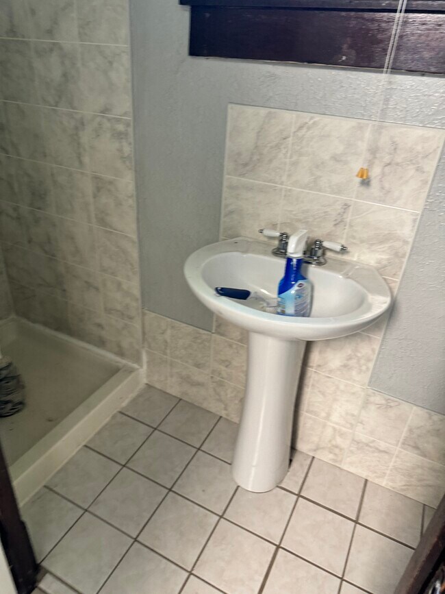 Baño de la escalera de abajo - 119 Butternut Ave