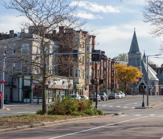 Warren Street Avenue in Roxbury