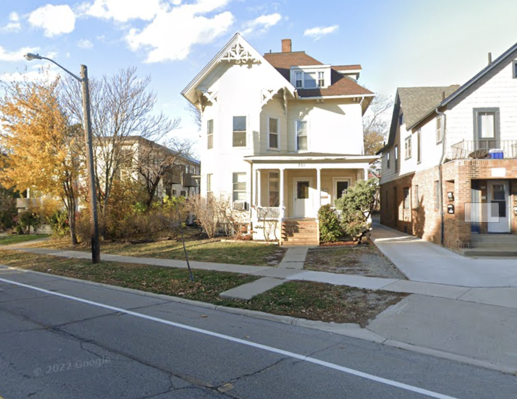 Front of house - 331 Packard St