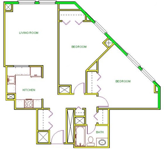 2BR/1BA - The Benner House