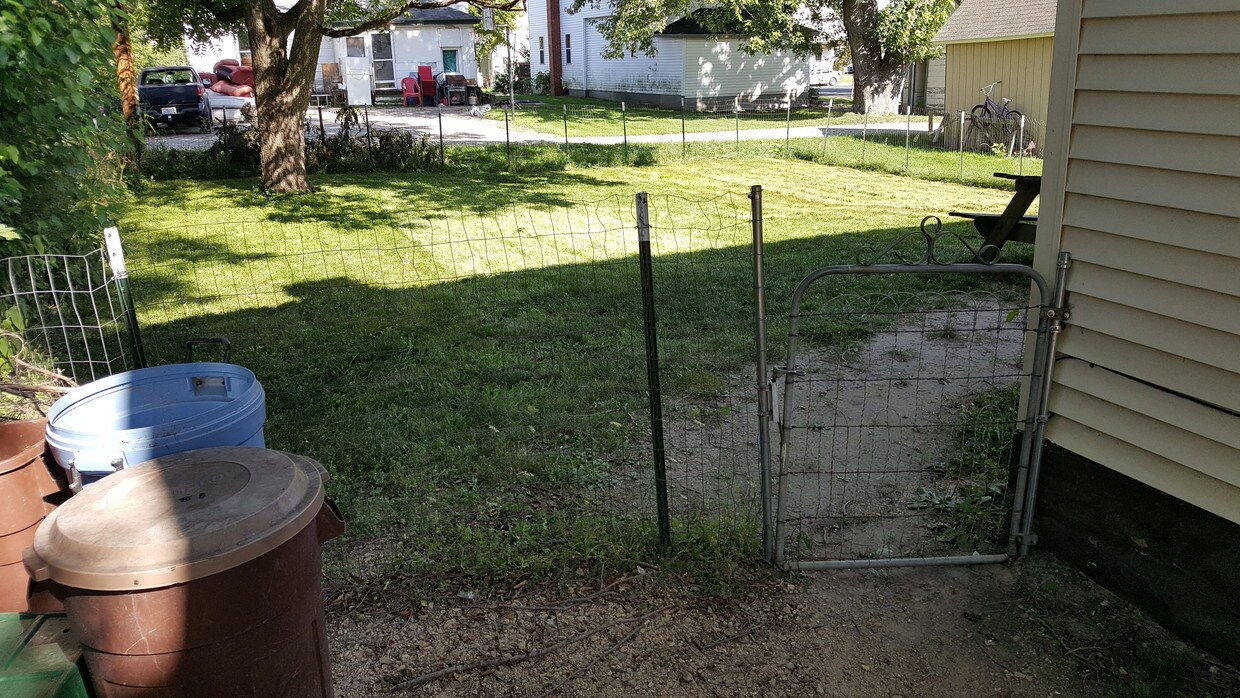 back yard - 422 Juneau Ave