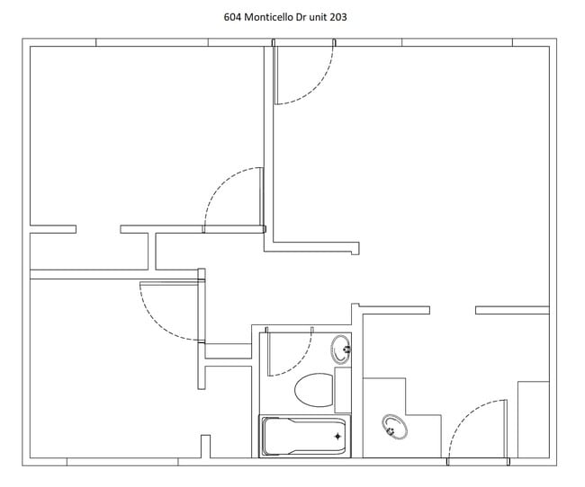 Floorplan - 604 Monticello Dr