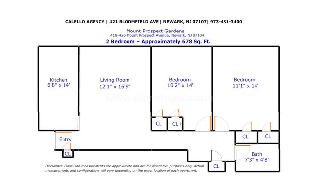 2BR/1BA - Mount Prospect Gardens