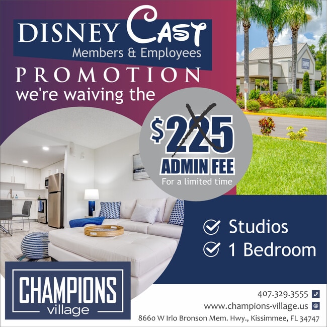 Champions Village 8660 W Irlo Bronson Memorial Hwy Kissimmee, FL