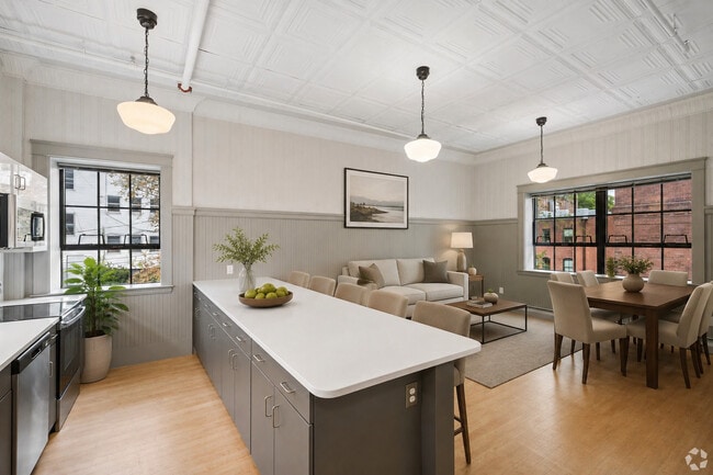 2BR, 1BA - 1016SF - Kitchen - Olympic Lofts