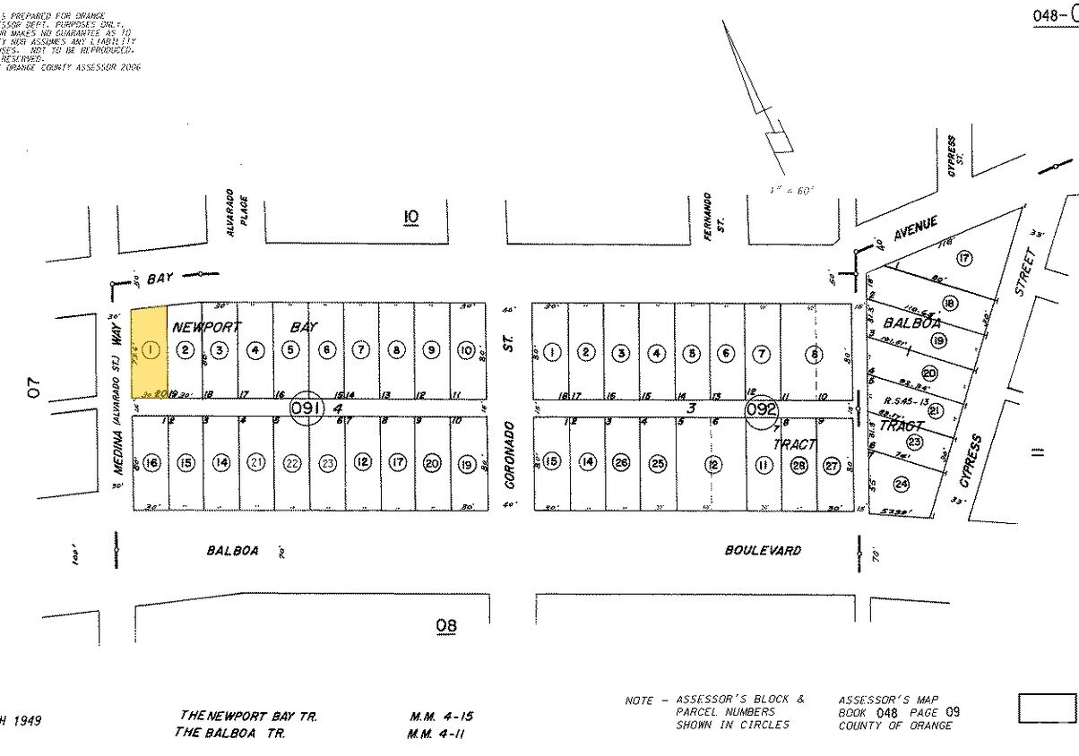 Plat Map - 201 E Bay Ave