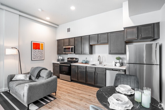 Studio - 549SF - Kitchen - St. Elizabeth Place Apartments