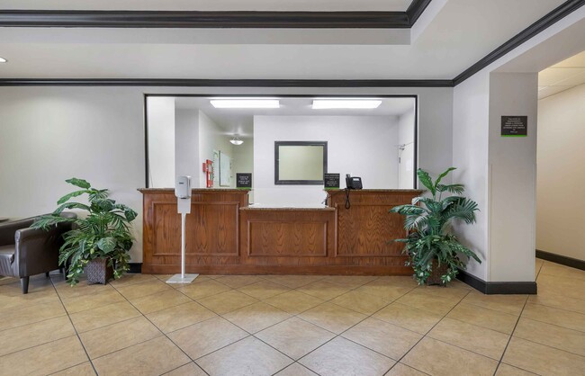 Lobby and Guest Check-in - Furnished Studio - Bartlesville