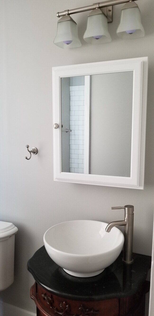 Downstairs bathroom with walk in shower - 1318 Armstrong Ave.