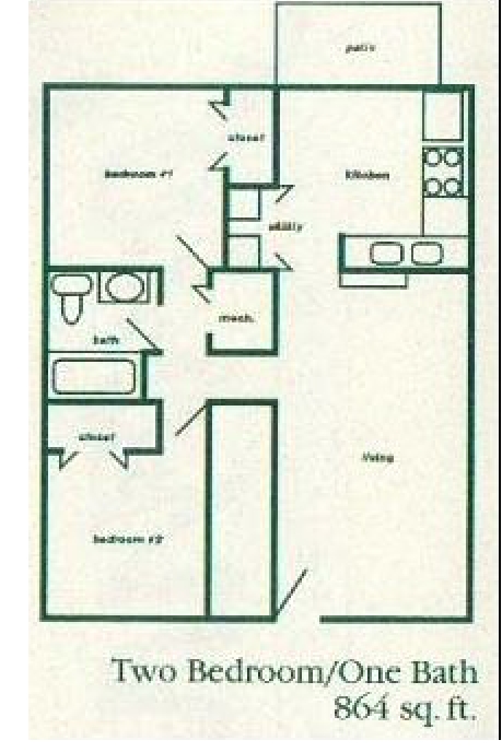 2BR/1BA - Coronado Heights