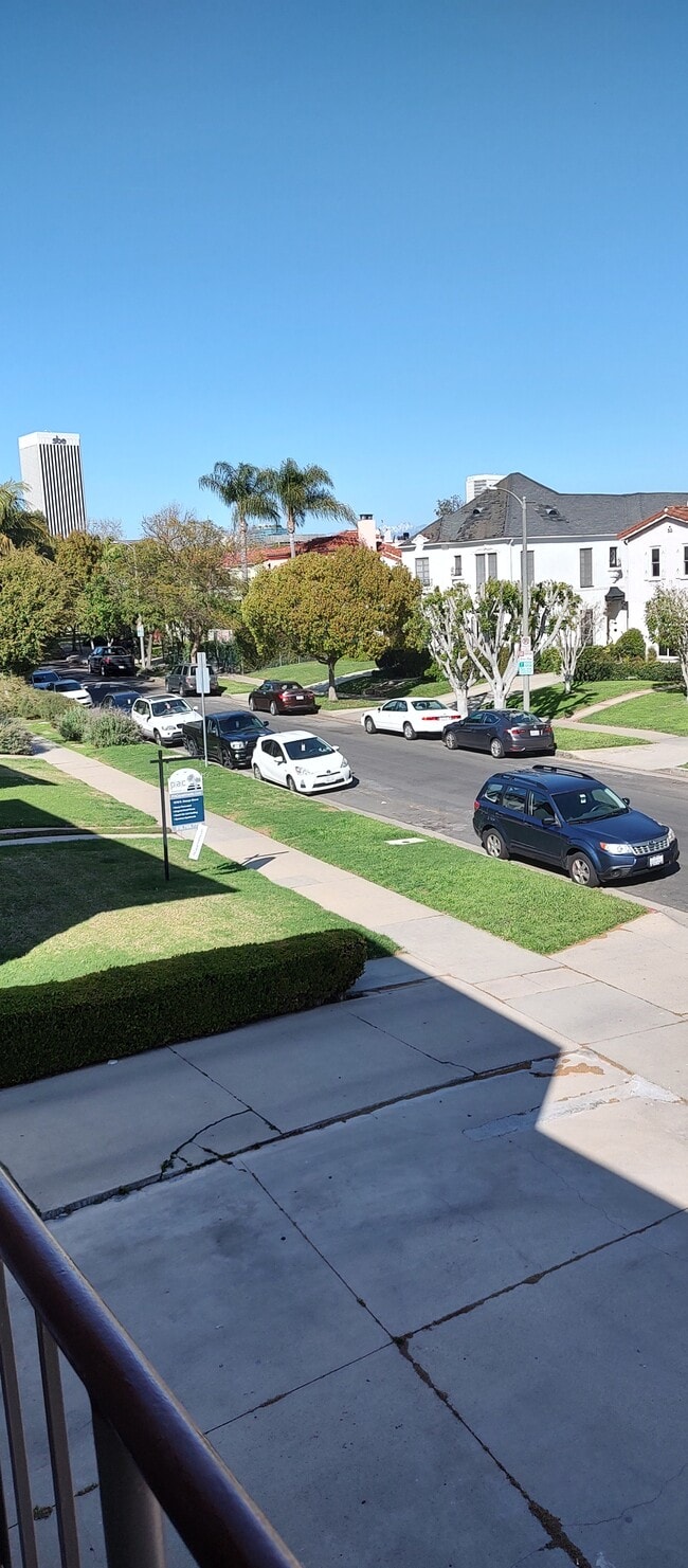 VIEW FROM BALCONY - 1217 S Orange Grove Ave