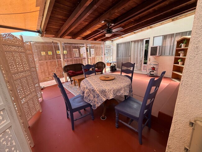 300 sq.ft semi private patio - 21313 San Miguel St