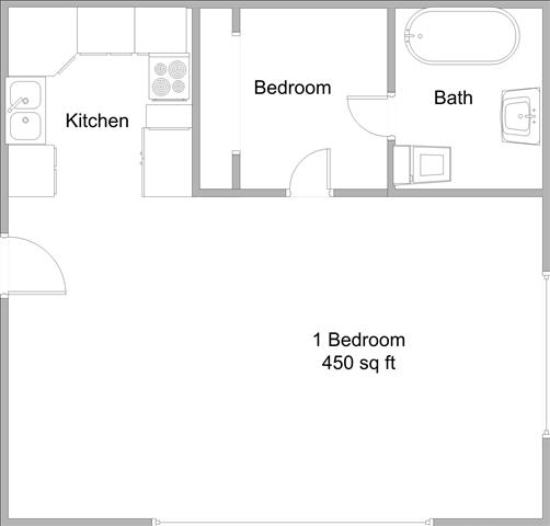 1BR/1BA - Millennium Apartments