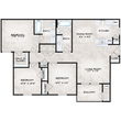 Three Bedroom / Two Bath / 60