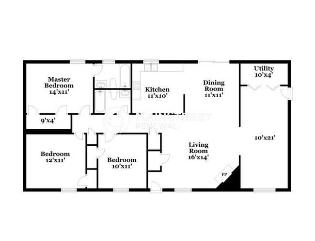 Foto del edificio - 3 Bedroom Pet-Friendly Home in Lithonia, G...