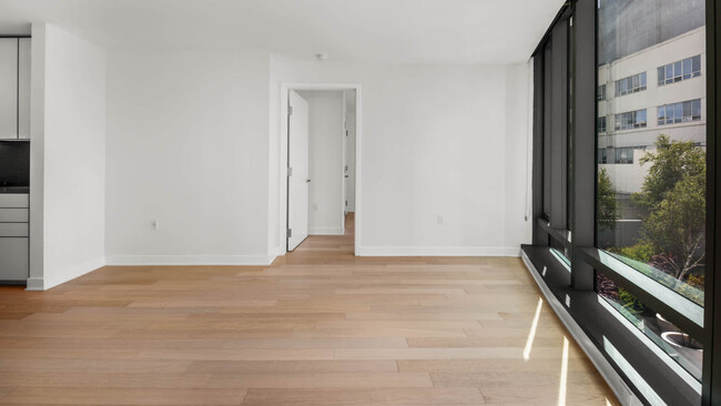 Living Room with Hard Surface Flooring - 340 Fremont