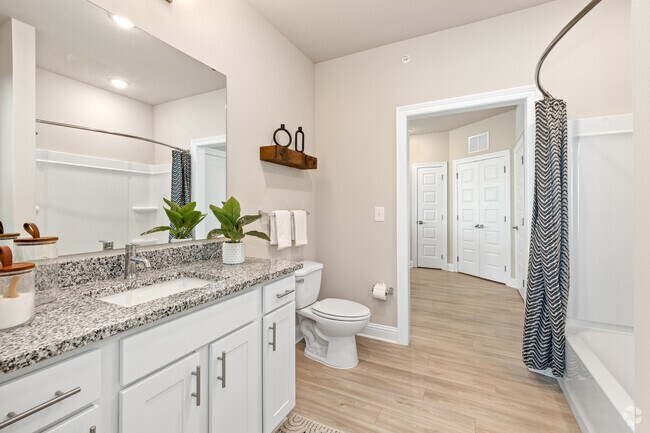 The Cape: 1BA, 1BR- Bathroom - Flats at East Bay