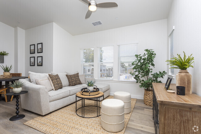 Spacious open living areas - Twin Creeks Apartments