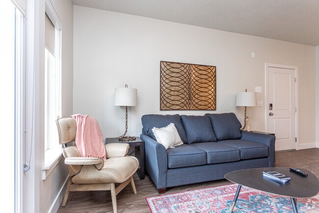 2BR, 2BA - 1,048SF - Living Room - Altair at Riverwalk