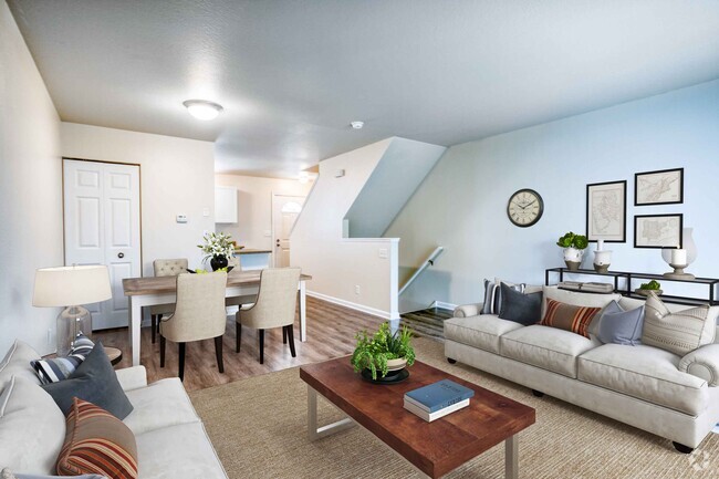 Main floor living area - Highbrook Townhomes