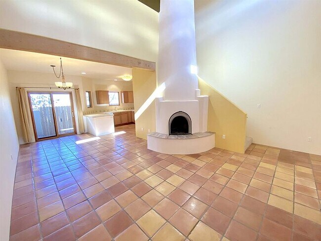 Living Area with Kiva Fire Place - 3218 La Paz Ln