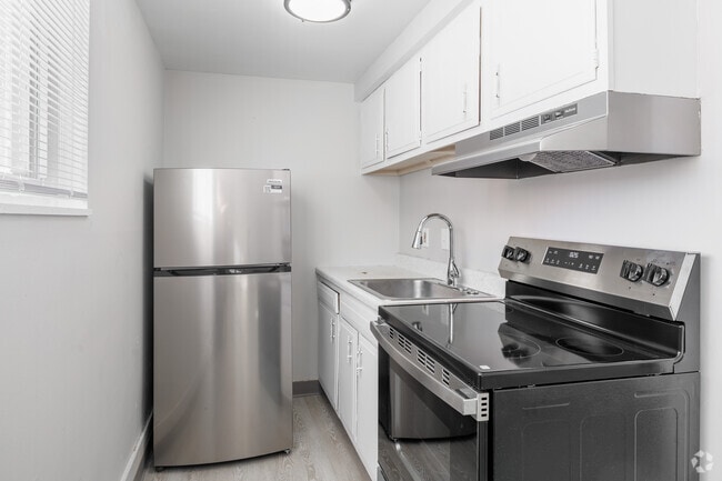 Stone - Studio - 300SF - Kitchen - Pine Tree Apartments
