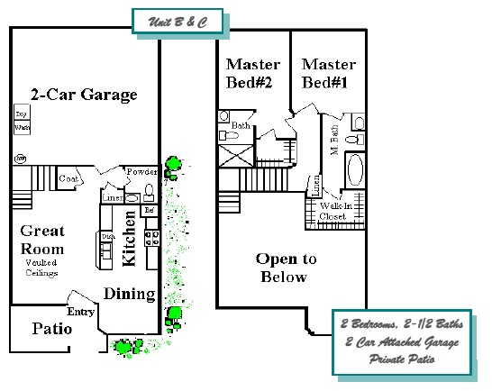 2HAB/2.5BA - Summerhill Townhomes