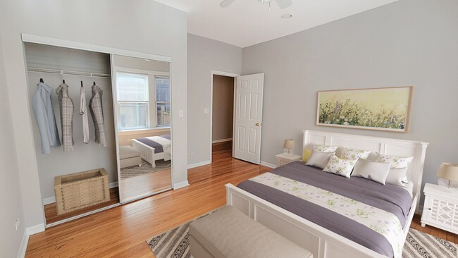 Bedroom - Harry Frank Building - 1938 W Lawrence Ave