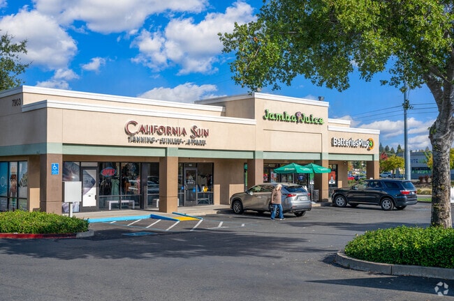 Antelope shopping centers have many stores and restaurants for local residents.