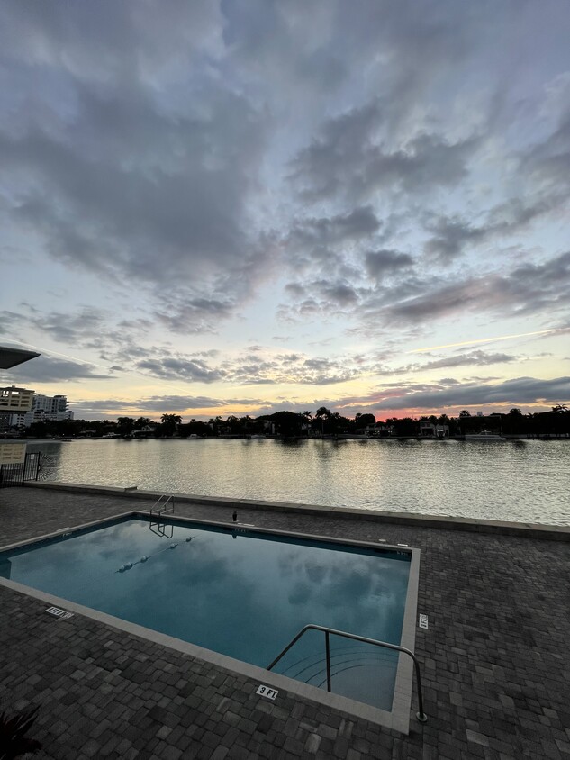 Sunset view from balcony - 6484 Indian Creek Dr