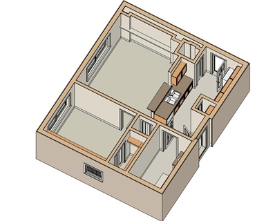 1BR/1BA - Santa Clara II