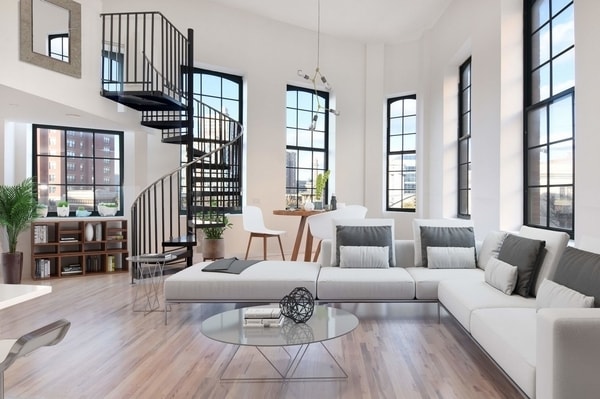Renovación de la sala de estar - Trolley Lofts