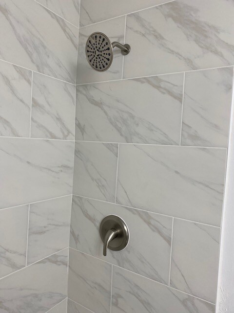 new tile shower - 330 15th St