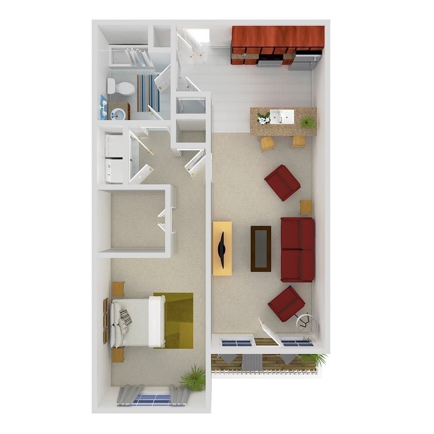 Floorplan - Encore North Apartments