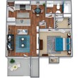 One Bedroom One Bathroom, 625 SQFT