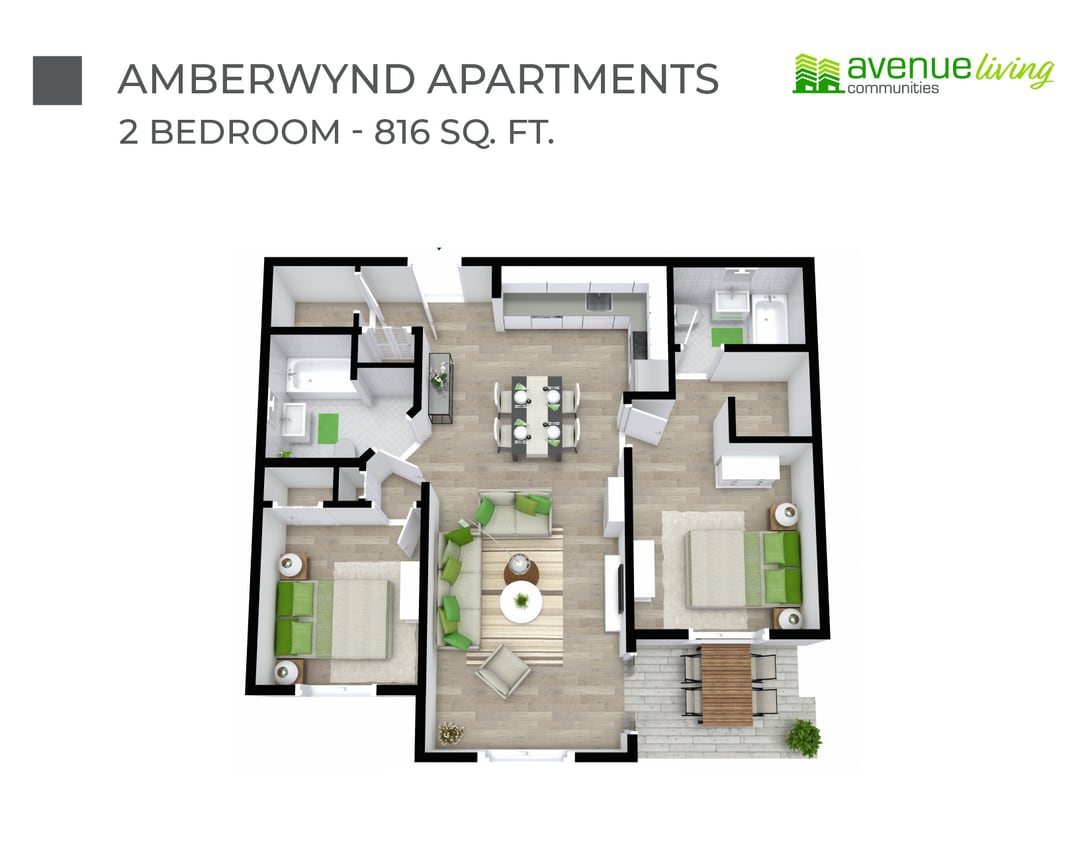 Floorplan - Amberwynd Apartments